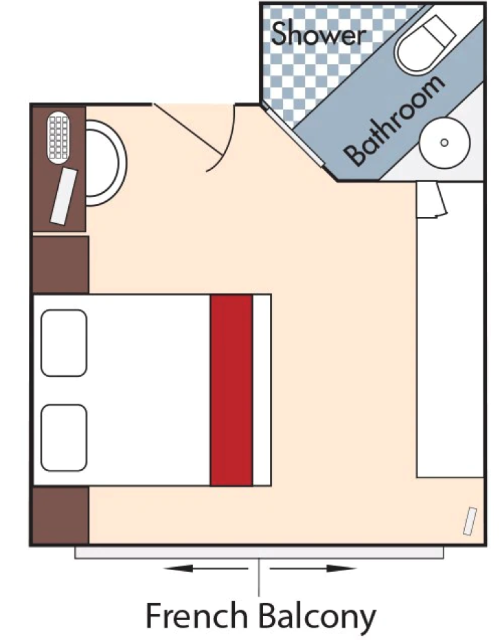 Category CB  floor plan on AmaKristina