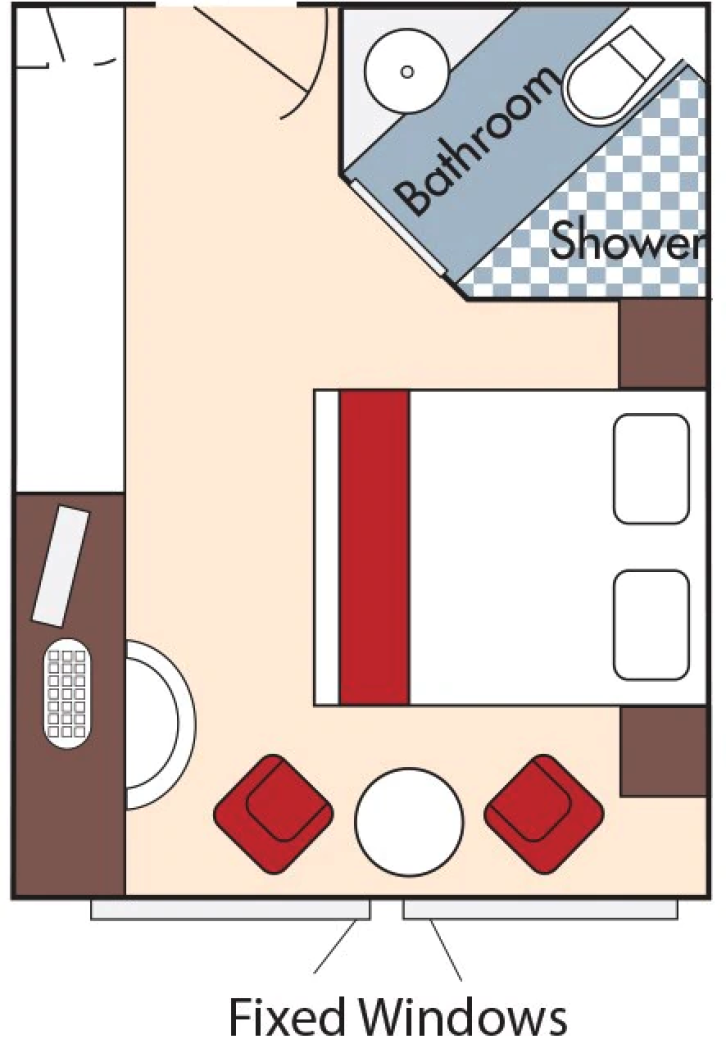 Category D  floor plan on AmaKristina