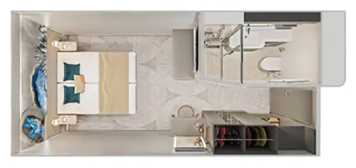 Guarantee Inside floor plan on Norwegian Viva