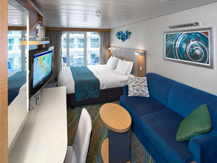 Boardwalk View Balcony cabin on Allure of the Seas