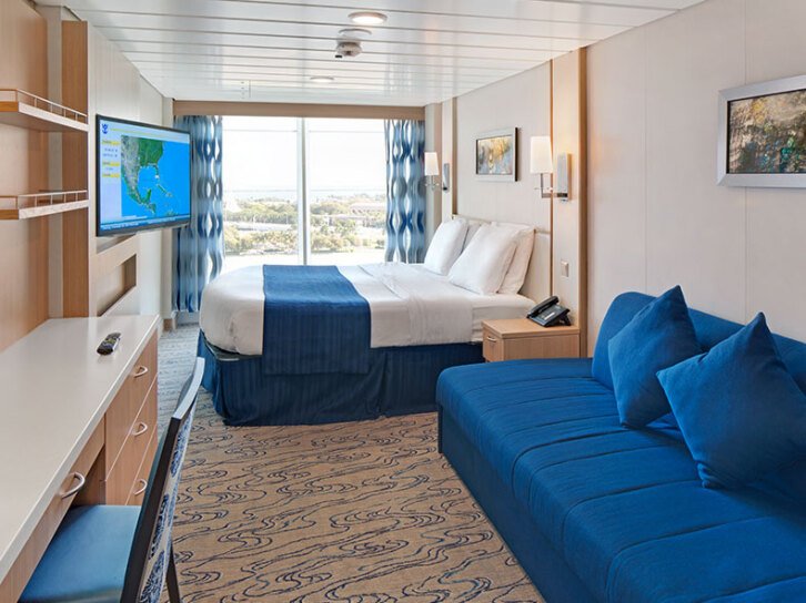 Spacious Panoramic Ocean View cabin on Allure of the Seas