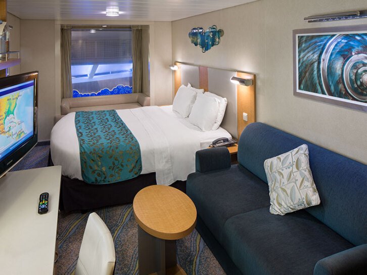 Promenade View Interior cabin on Allure of the Seas