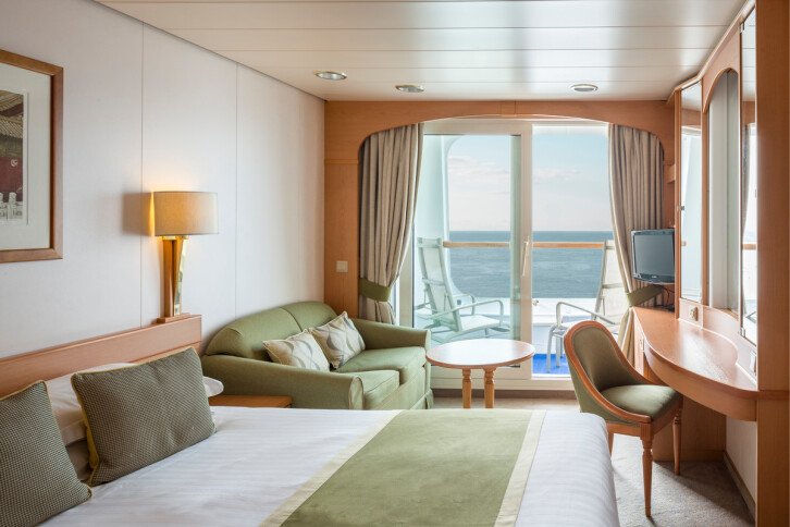 Standard Balcony Cabins on Aurora