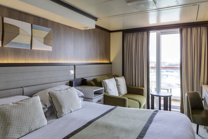 Balcony Cabin (Fully Obstructed View) on Britannia