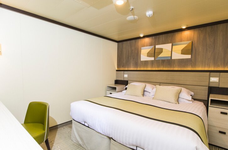 Inside Cabins on Britannia