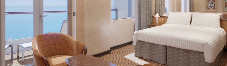 Extended Balcony Grand Suite on Carnival Luminosa