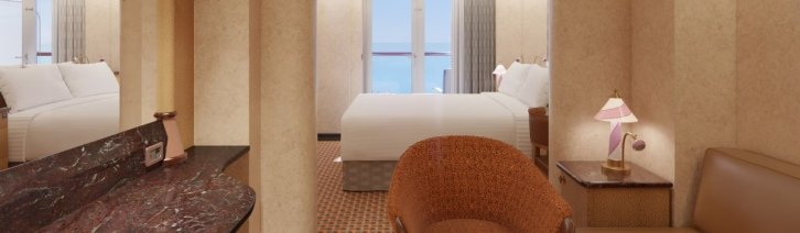 Premium Balcony cabin on Carnival Luminosa