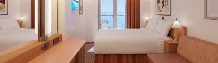Balcony Guarantee cabin on Carnival Luminosa