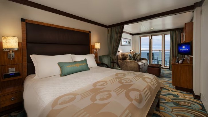 Concierge Verandah Stateroom on Disney Fantasy