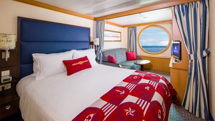 Deluxe Oceanview Stateroom on Disney Magic