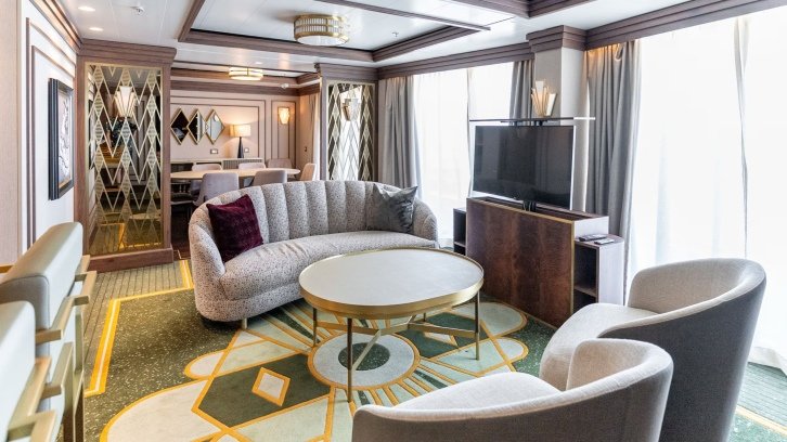 Concierge Royal Suite with Verandah on Disney Wonder
