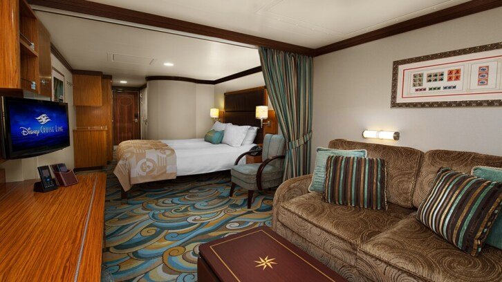 Concierge Family Oceanview with Verandah Stateroom on Disney Wonder