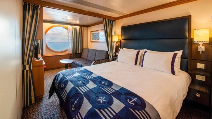 Deluxe Oceanview Stateroom on Disney Wonder