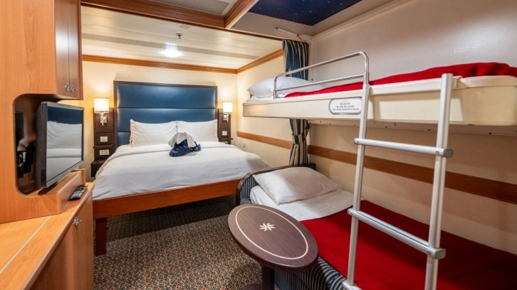 Standard Inside Stateroom on Disney Wonder