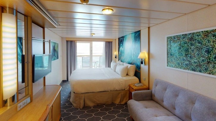 Spacious Ocean View Balcony cabin on Freedom of the Seas