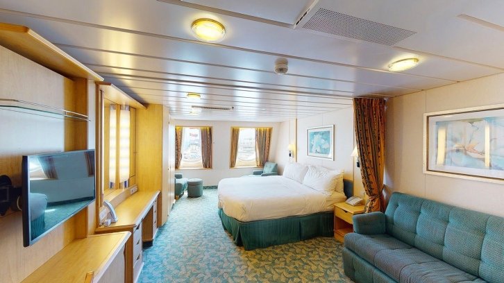 Ultra Spacious Ocean View cabin on Freedom of the Seas