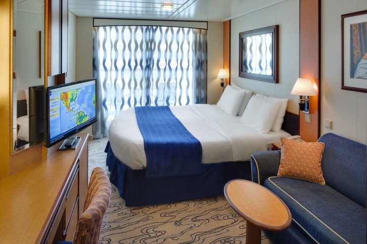 Spacious Ocean View Balcony cabin on Jewel of the Seas