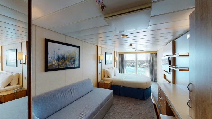 Spacious Panoramic Ocean View cabin on Mariner of the Seas