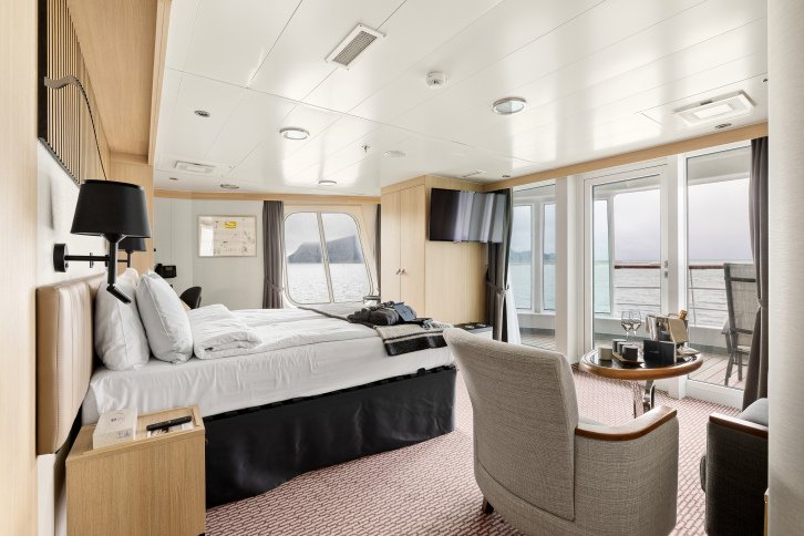 Expedition Suite | Grand Suite with balcony on MS Fram