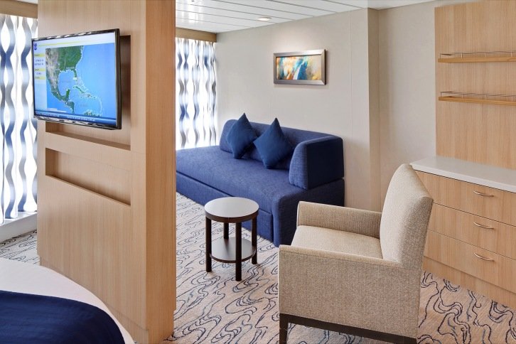 Ocean View Panoramic Suite (No Balcony) on Navigator of the Seas