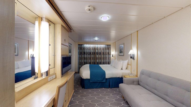 Spacious Ocean View Balcony cabin on Navigator of the Seas