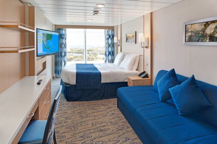 Spacious Panoramic Ocean View cabin on Navigator of the Seas