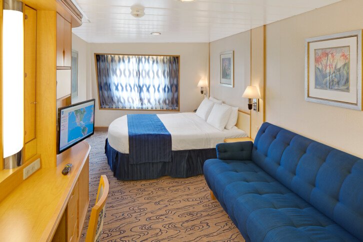 Spacious Ocean View cabin on Navigator of the Seas