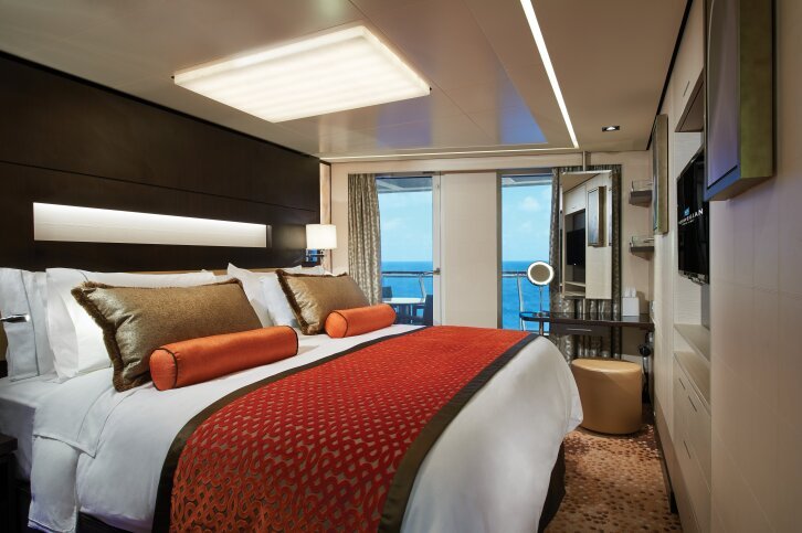 The Haven Aft-Facing Penthouse with Master Bedroom & Balcony on Norwegian Escape