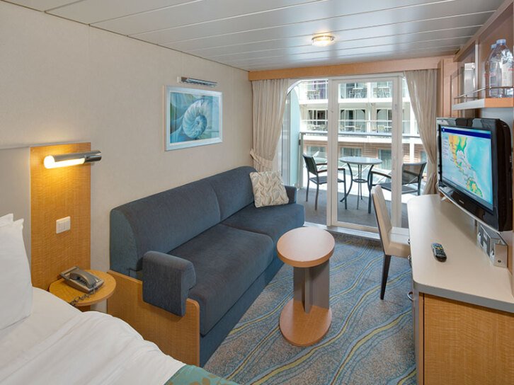 Central Park View Balcony cabin on Oasis of the Seas