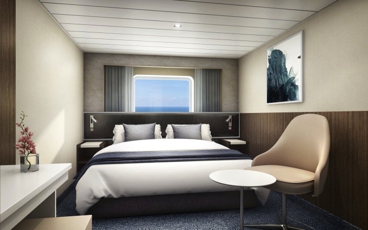 Sail Away Oceanview cabin on Norwegian Spirit