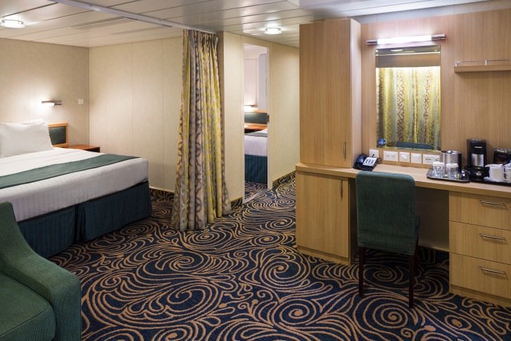 Spacious Ocean View cabin on Rhapsody of the Seas