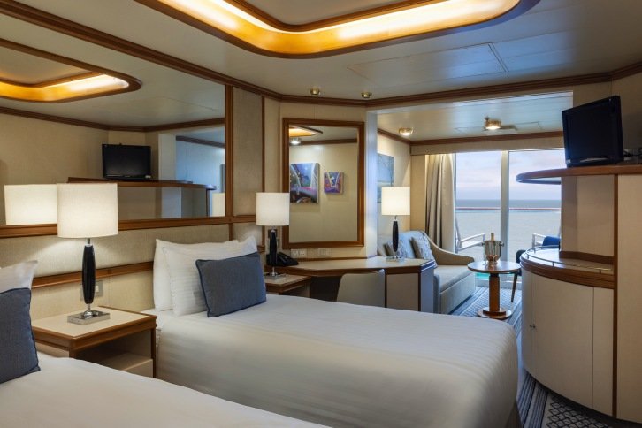 Superior Deluxe Balcony Cabin on Ventura