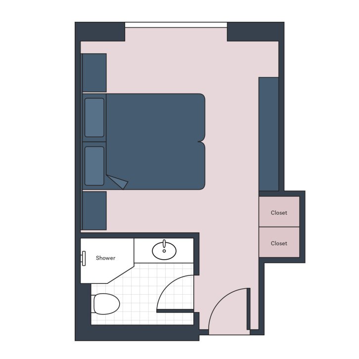 Classic floor plan on S.S. Catherine