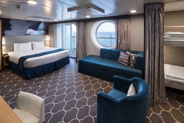 Ultra Spacious Ocean View with Large Balcony cabin on Harmony of the Seas