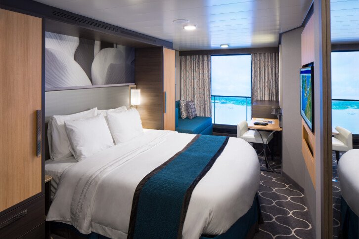 Interior with Virtual Balcony cabin on Harmony of the Seas
