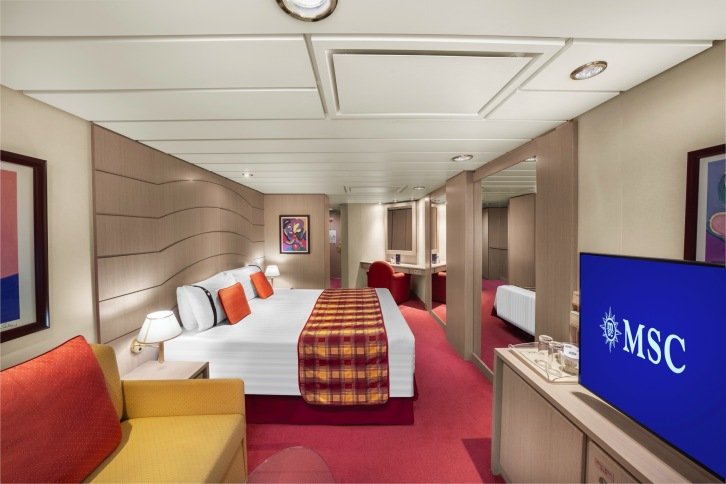 Junior Suite Aurea on MSC Lirica