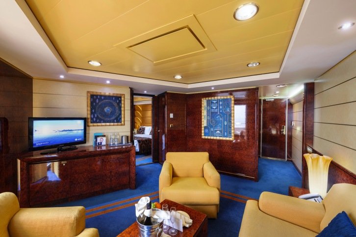 MSC Yacht Club Executive and Family Suite with Balcony on MSC Fantasia
