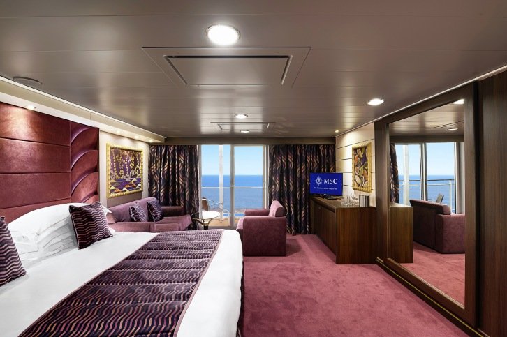 MSC Yacht Club Grand Suite on MSC Fantasia