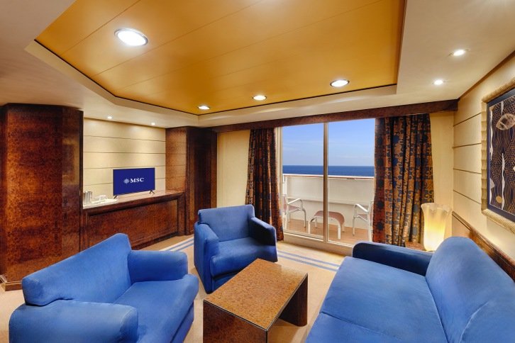Grand Suite Aurea on MSC Fantasia