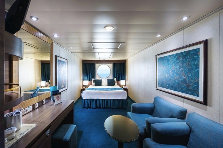 Premium Ocean View cabin on MSC Fantasia