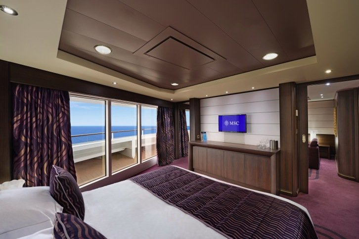 MSC Yacht Club Executive and Family Suite on MSC Preziosa