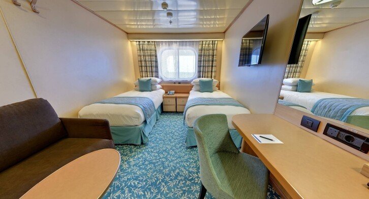 Superior Ocean View Fully Restricted cabin on Borealis