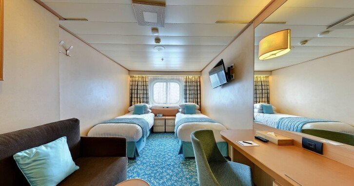 Single Ocean View cabin on Borealis