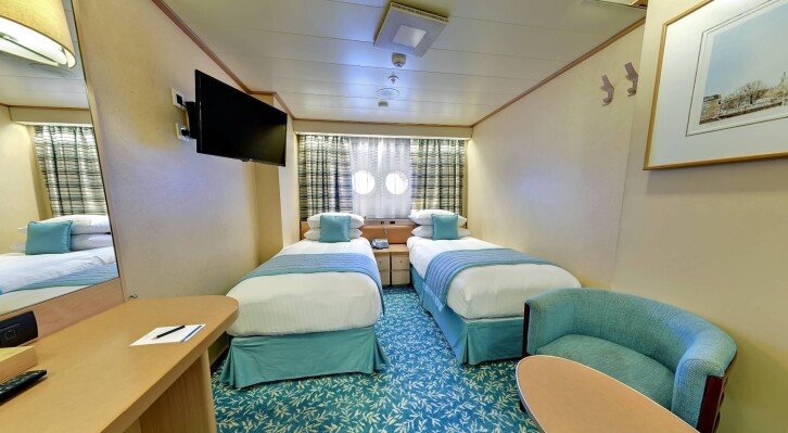 Ocean View (Porthole) cabin on Borealis