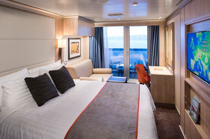 Verandah cabin on Koningsdam
