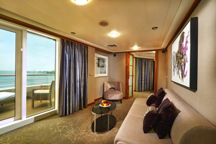 Aft-Facing Penthouse with Large Balcony on Norwegian Sun