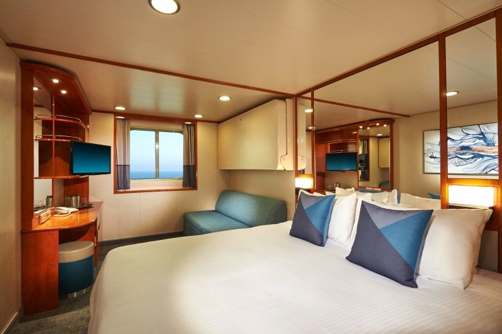 Oceanview with Picture Window cabin on Norwegian Sun