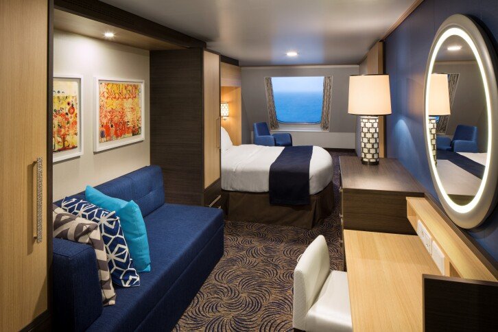 Spacious Ocean View cabin on Anthem of the Seas