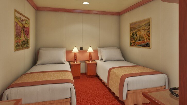 Interior Guarantee cabin on Carnival Liberty