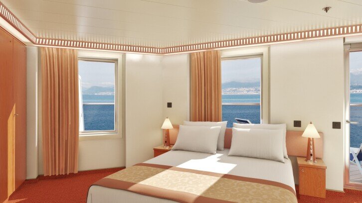 Premium Vista Balcony cabin on Carnival Glory